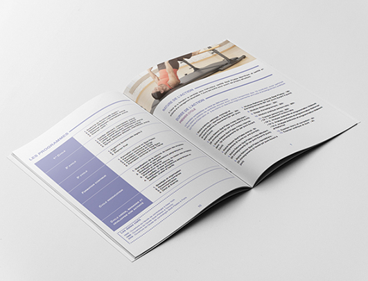 Brochure ouverte