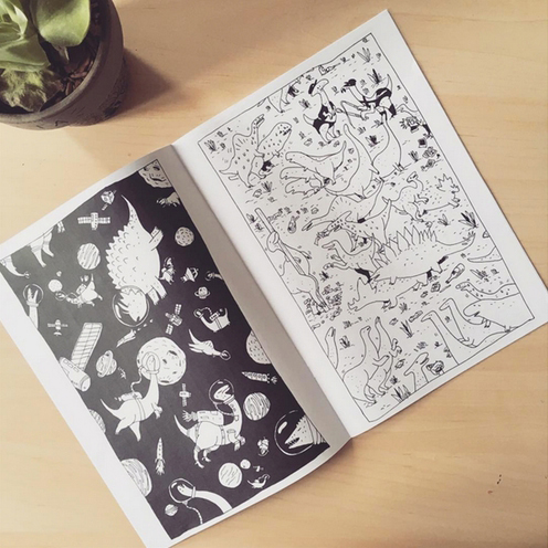 cahier de coloriage dinosaure